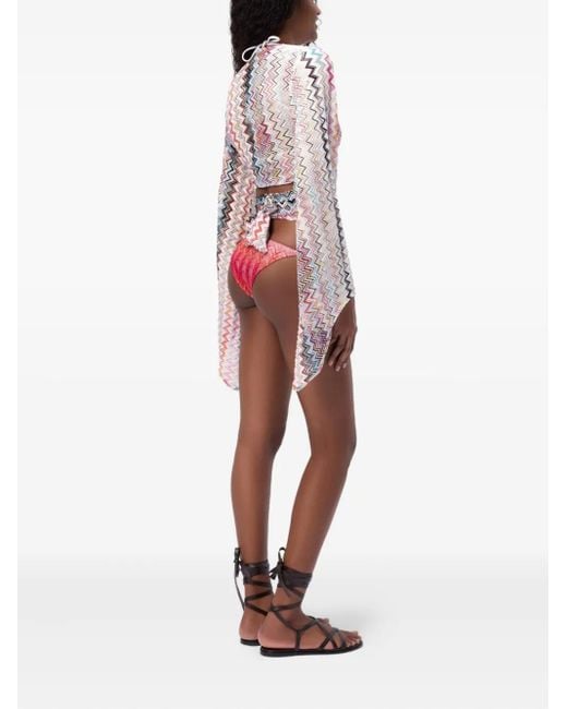 Top con motivo en zigzag Missoni de color White