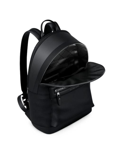 Michael Kors Black Jet Set Logo-Plaque Backpack for men