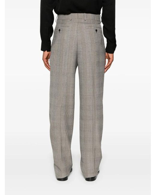 Saint Laurent Gray Wool Trousers for men