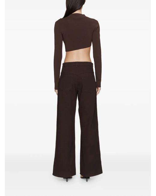Christopher Esber Black Flared Jeans