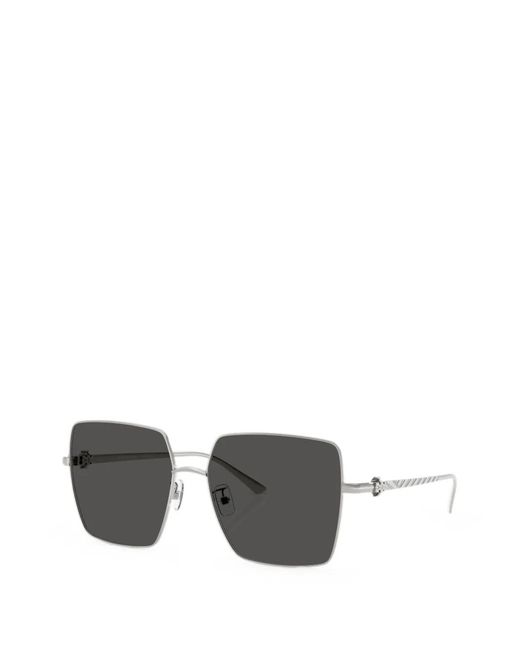 Tory Burch Black Square-Frame Sunglasses