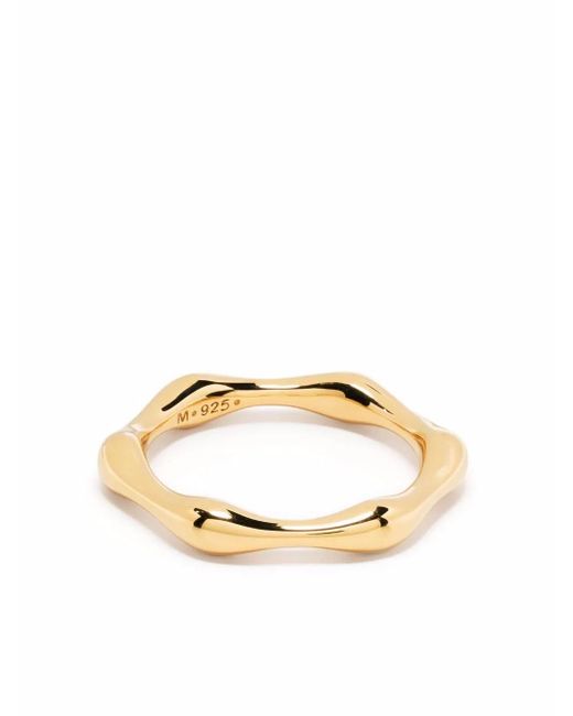 Missoma Metallic Thin Molten Ring