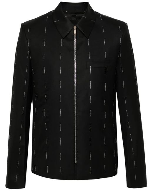 Veste À Logo En Jacquard Givenchy pour homme en coloris Black