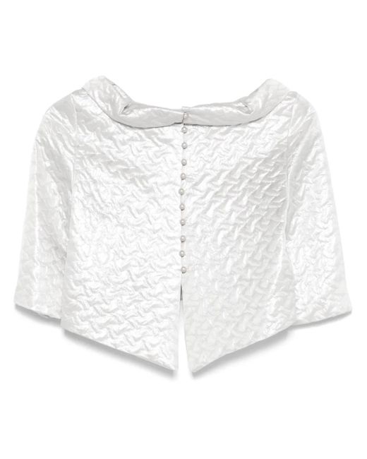 Fely Campo マテラッセ トップ White
