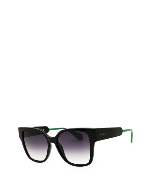 MAX&Co. Black Rectangle-Frame Sunglasses