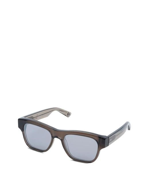 G.O.D Eyewear Gray Seventeen Flash-Lens Sunglasses
