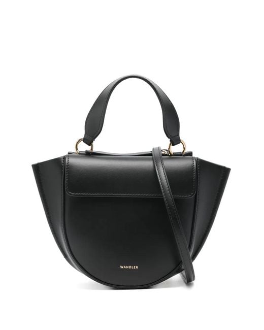 Wandler Black Hortensia Piccola Tote Bag