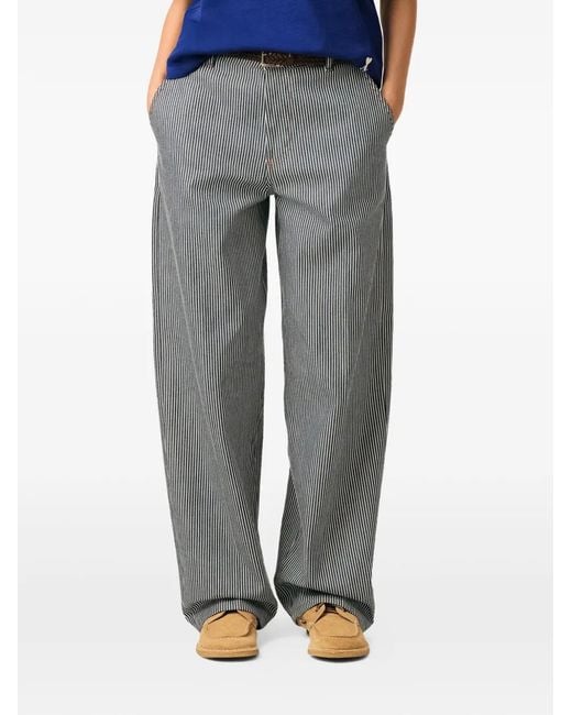 AMI Gray Cotton Balloon Fit Jeans