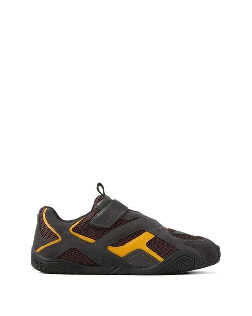 Versace Black Galaxia Suede Sneakers for men