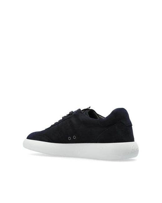 Brioni Black Olympia Suede Sneakers for men