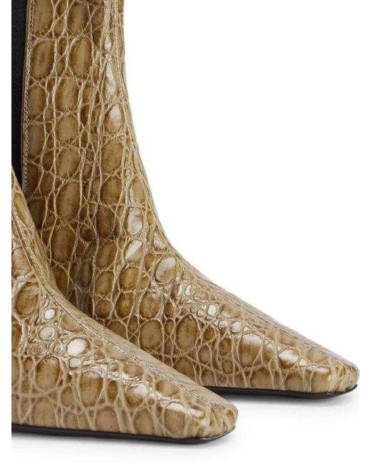 Giuseppe Zanotti Brown 90Mm Janiee Beatles Chelsea Boots