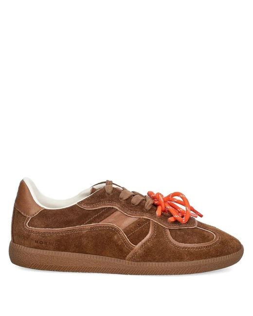 Nokwol Brown August Leather Sneakers