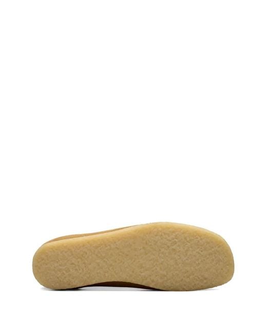 Clarks Brown Wallabee Derby Shoes for men