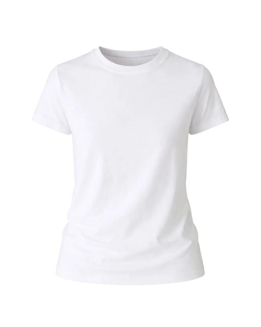 Patrick Assaraf White Cotton T-Shirt