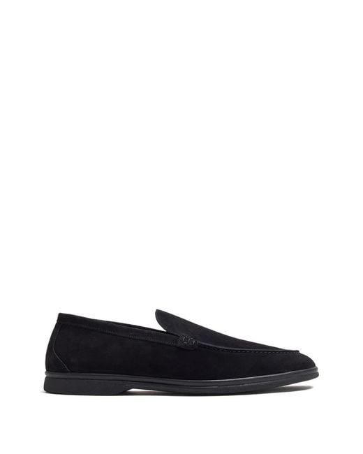 Scarosso Blue Suede Loafers for men