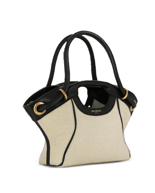 Balmain Natural Small Tote