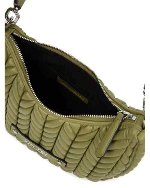 Karl Lagerfeld Green Small K/Weave Tote Bag