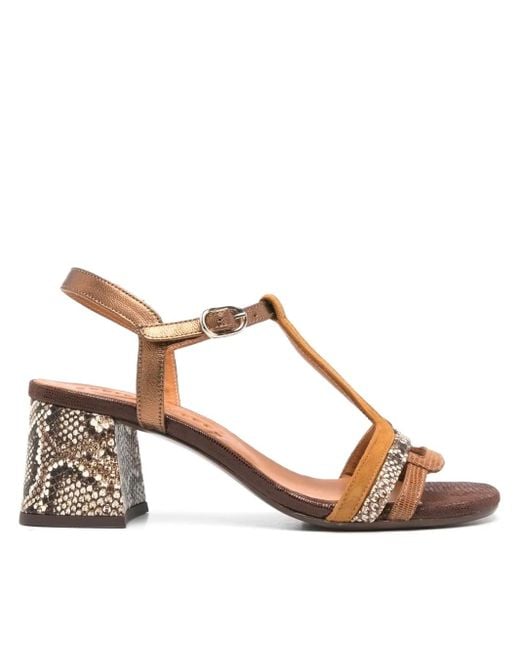 Chie Mihara Brown 60Mm Laluce Sandals