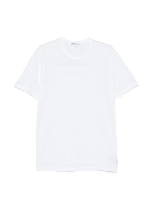 James Perse White Crew-Neck Short-Sleeves T-Shirt for men