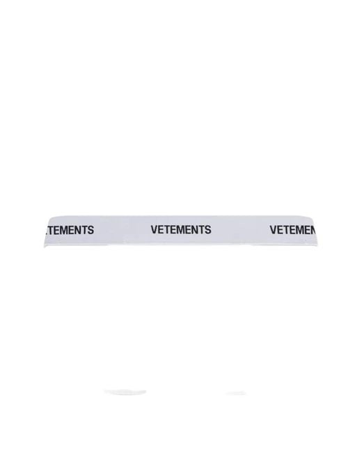 Vetements White Logo-Waistband Jockstraps for men