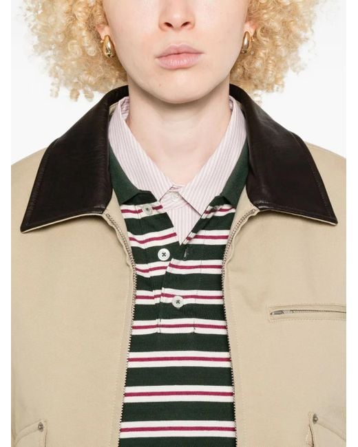 DUNST Natural Zip-Up Bomber Jacket