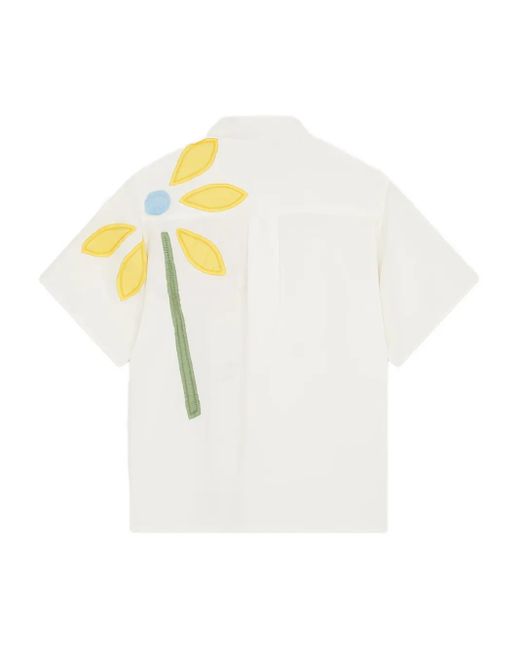 MIRA MIKATI White Embroidered Shirt