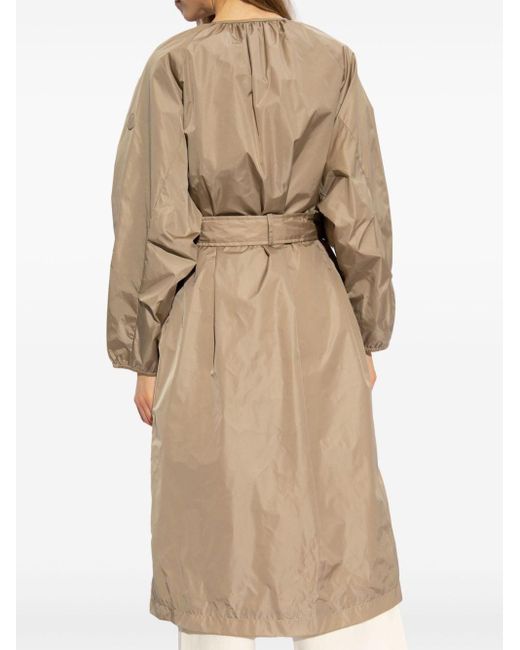 Save The Duck Natural Mava Belted Trench Coat