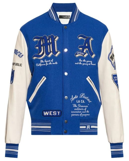 Amiri Dream Team Bomberjack in het Blue voor heren