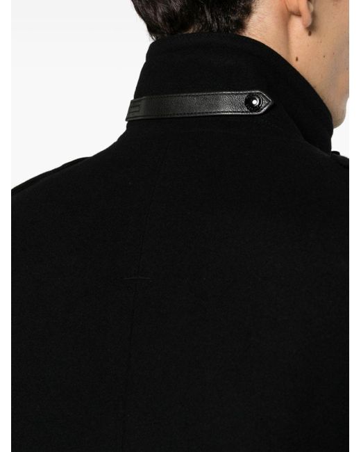 Tom Ford Doppelreihiger Mantel in Black für Herren
