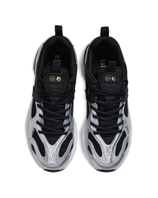 HIDE & JACK White Running 2000 Metallic Sneakers