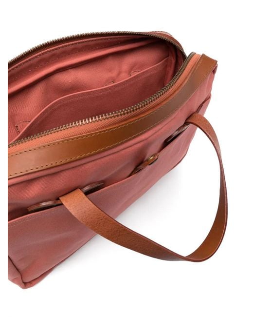 Filson Pink Original Top-Handle Laptop Bag for men