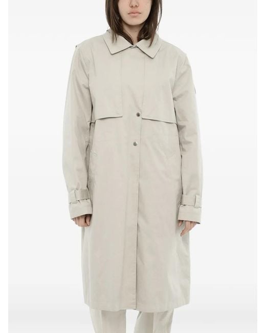 Woolrich Natural Cotton Trench Coat