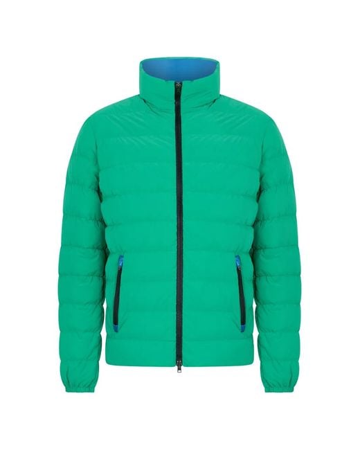 Herno Green Zip-Fastening Padded Jacket for men