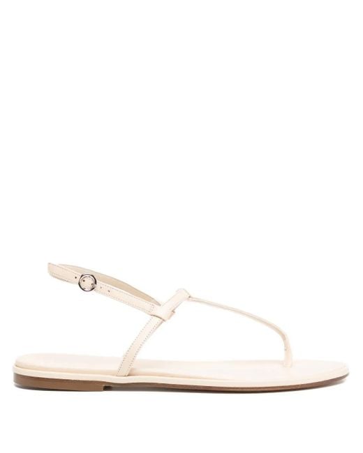 Aeyde White Nala Sandals