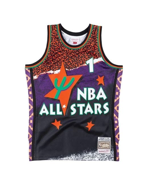 Mitchell & Ness Red X Nba Anfernee Hardaway Sublimated Swingman Vest for men