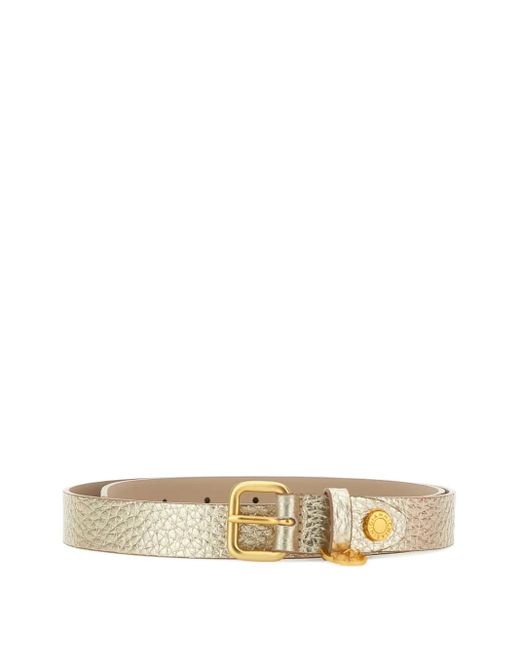 Gianni Chiarini Metallic Leather Belt