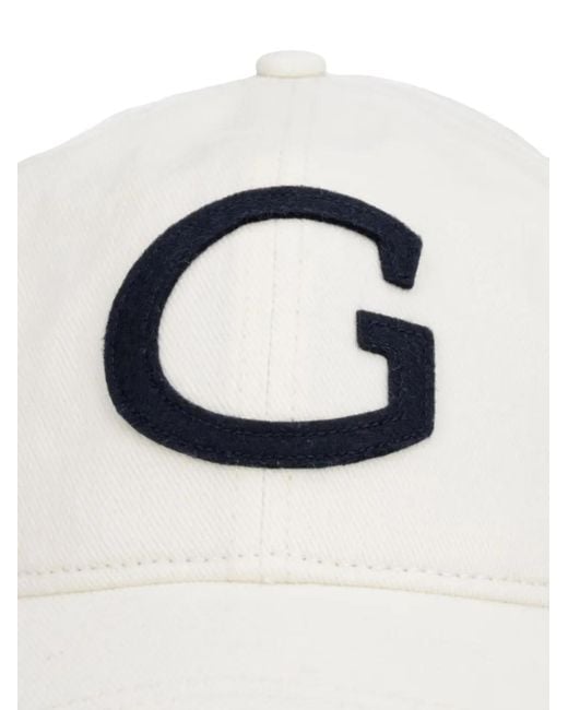 Gant White Logo-Patch Cap for men