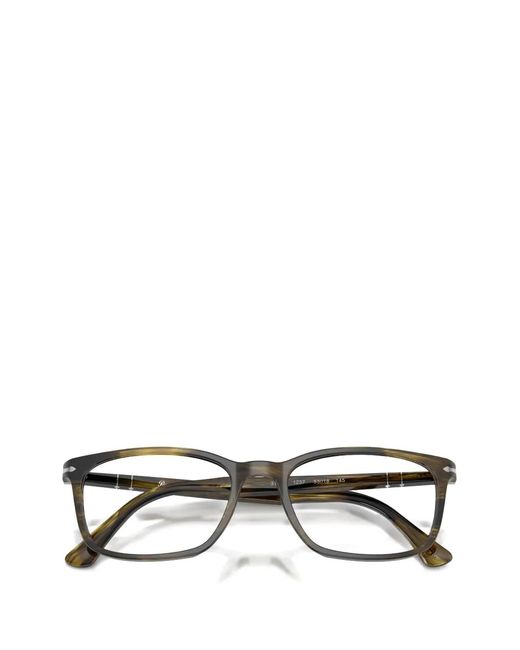 Persol Brown Square-Frame Glasses for men