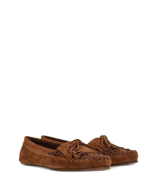 Paris Texas Brown Flat Shoes