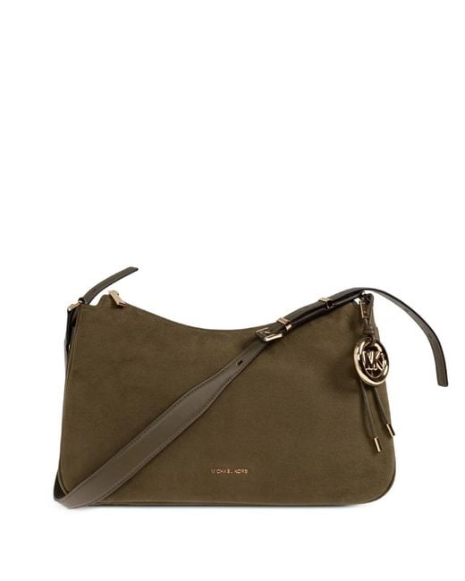 MICHAEL Michael Kors Brown Nolita Logo-Charm Shoulder Bag
