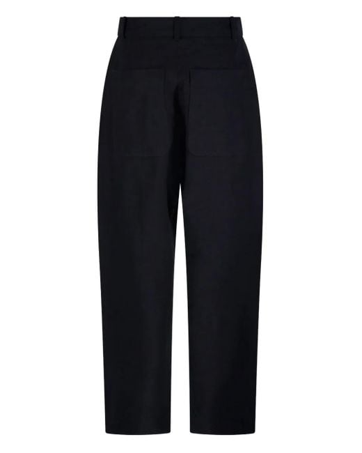 Studio Nicholson Blue Wool-Linen Trousers