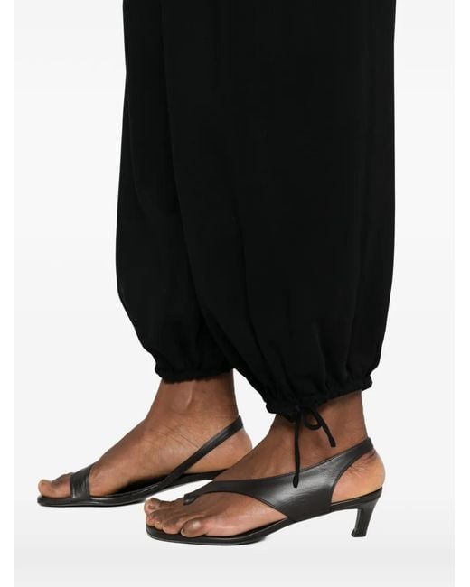TOVE Black Estelia Drawstring Trousers