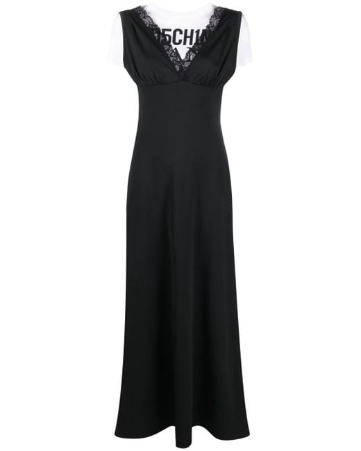 Maxi Dresses di Moschino in Black
