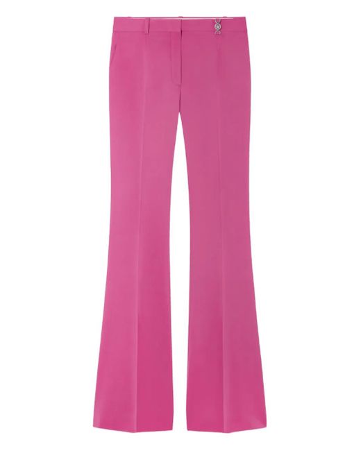 Versace Pink Flared Tailored Trousers
