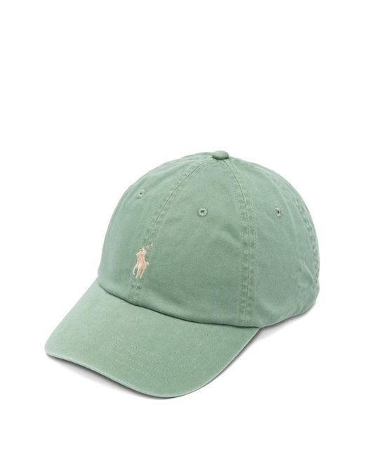 Polo Ralph Lauren Green The Iconic Otton Chino Ball Cap for men