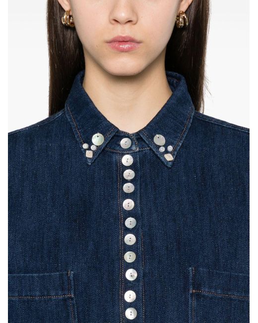 Forte Forte Blue Denim Shirt