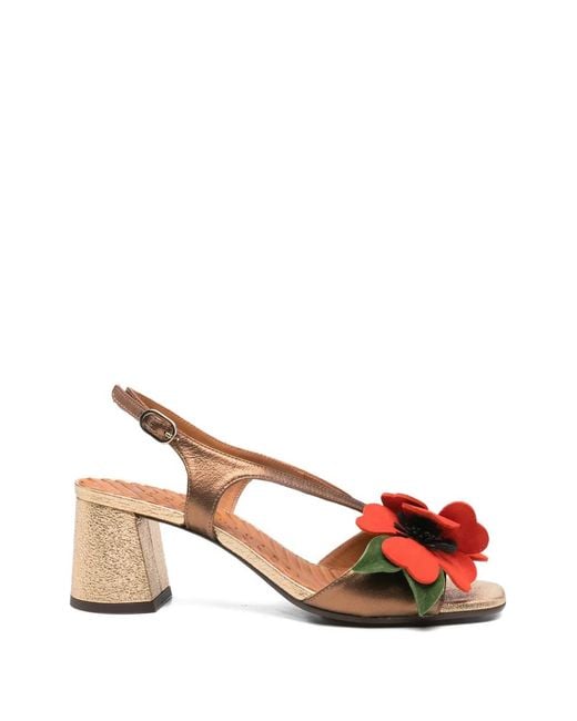 Chie Mihara Natural Flower Rymane Sandals