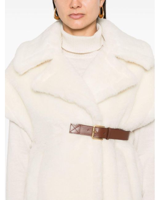 Max mara white teddy coat online
