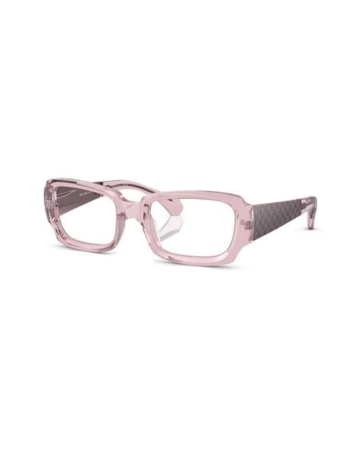 Alain Mikli Pink Rectangle-Frame Sunglasses