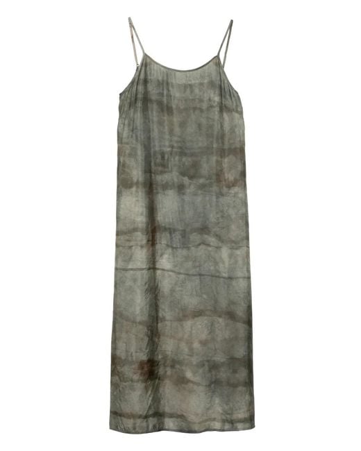 Uma Wang Green Spaghetti Strap Dress